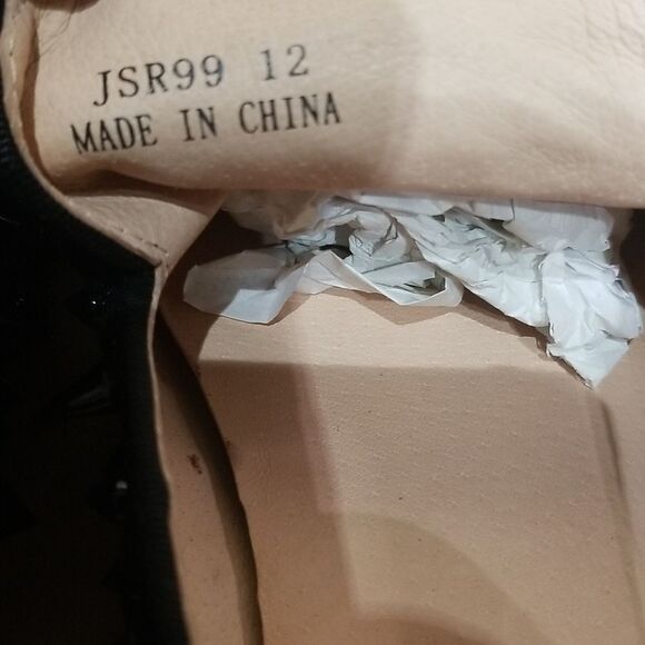 Justar Men's Studded Spikes Loafers Men's size 12 - Picture 7 of 9